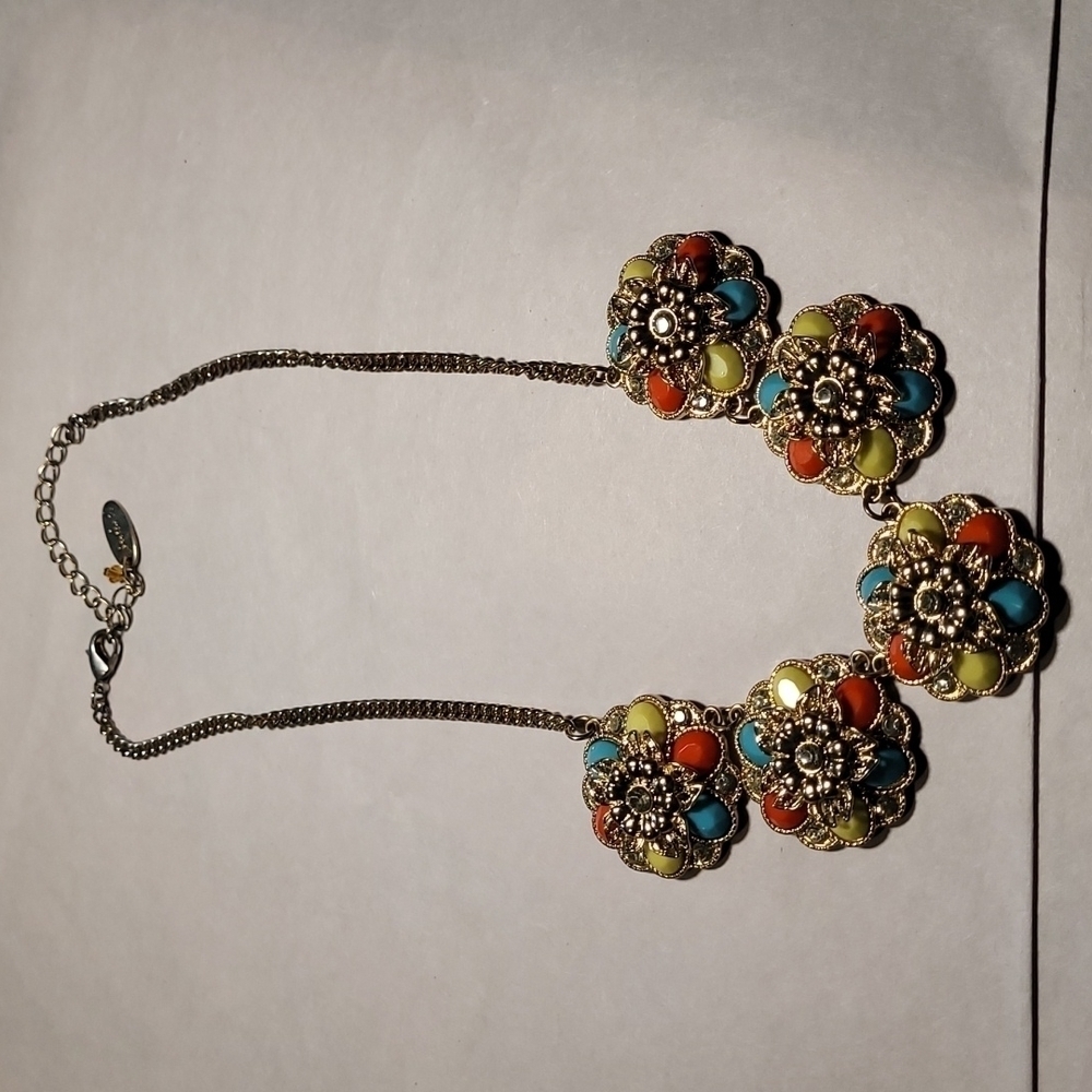 Jules C Rhinestone Necklace